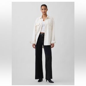 GAP high rise stride wide leg jeans